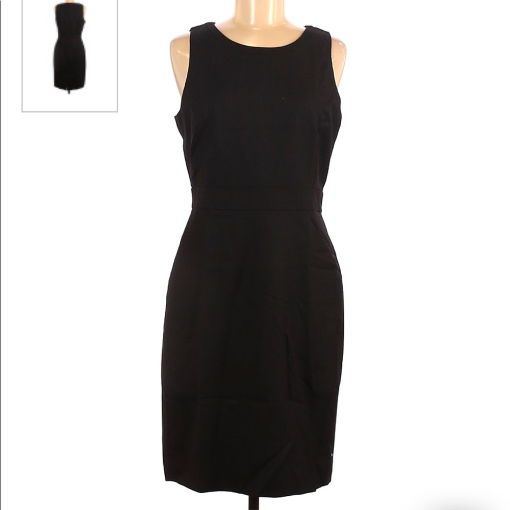 JCrew Factory - Black Sheath Dress - Size 8